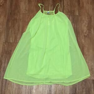 Yidarton Bright Yellow Sleeveless Dress Size Small